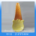 2016 Popular icecream figurine cerâmica colher titular